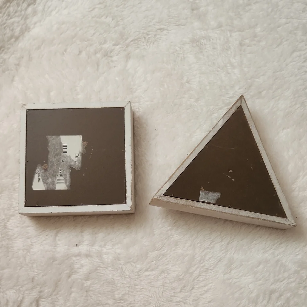 White Framed Rustic Succulent Wall Decor Set